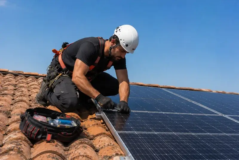 Maintenance et monitoring de panneaux solaires à Augan